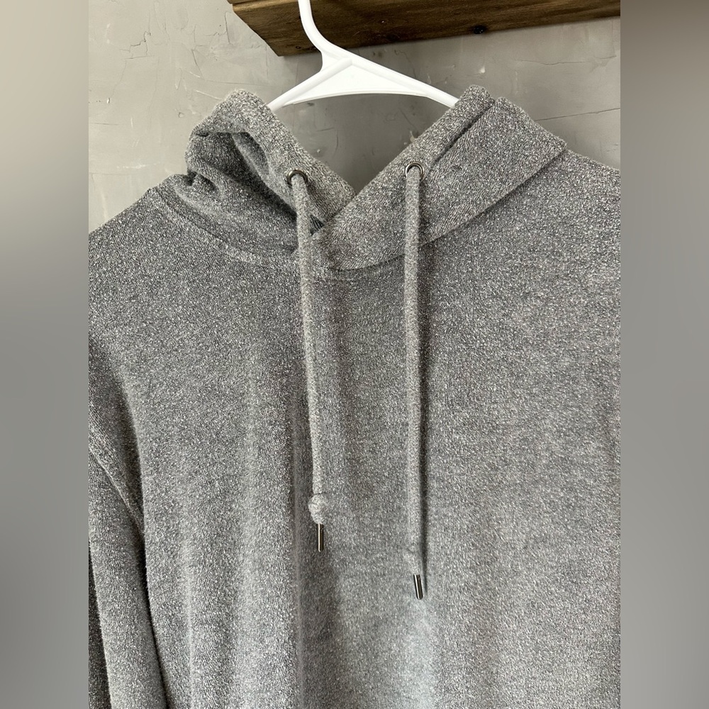 Ninth Hall Men's Cotton Fleece Gray Hoodie size Large - Picture 3 of 11